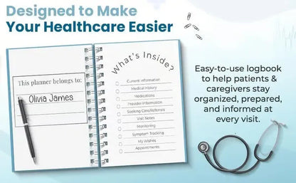 🔥🩺❤️Doctor-Approved Medical Visit Logbook: Your Essential Medical Planner