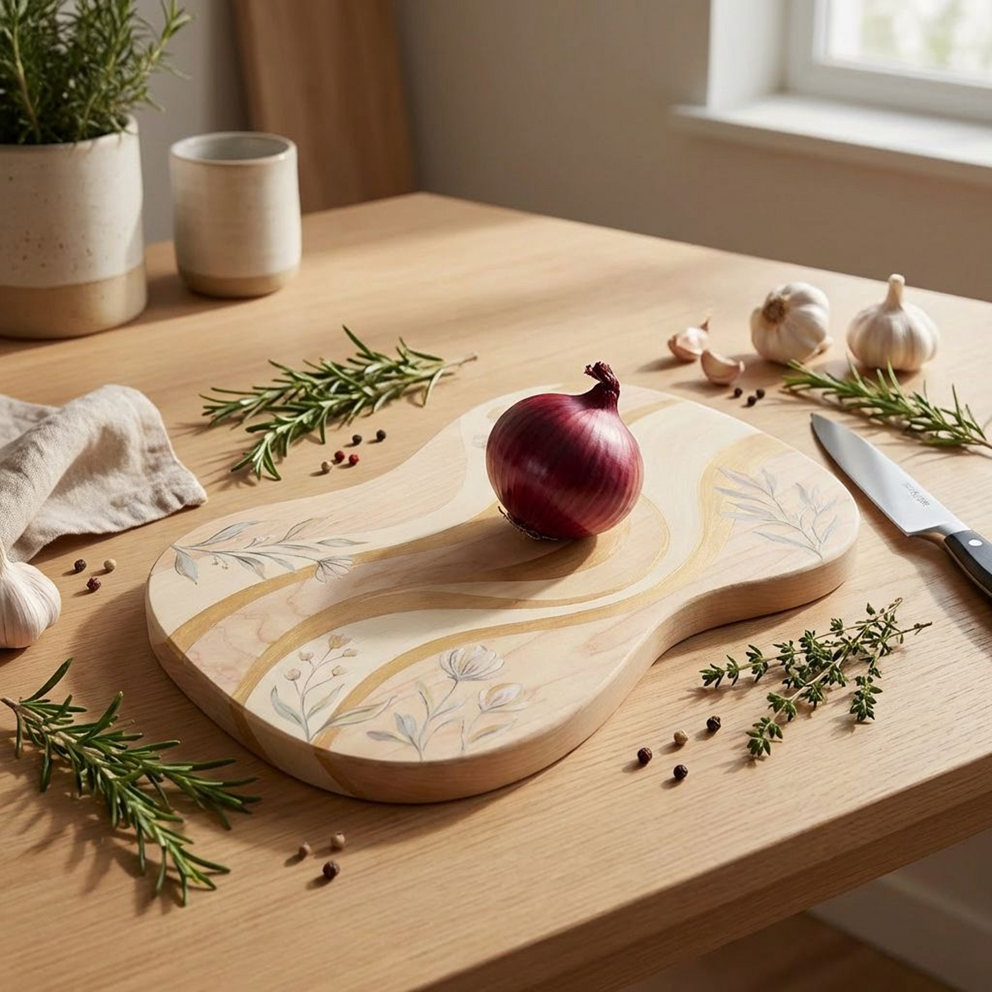 Organic Wooden Serving Board