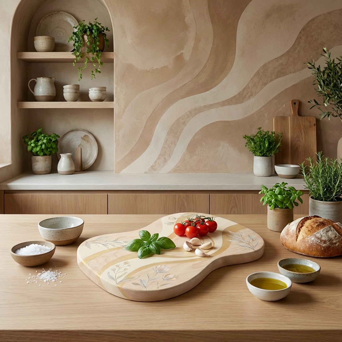 Organic Wooden Serving Board