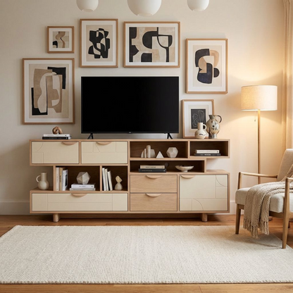 Modern Asymmetrical Sideboard