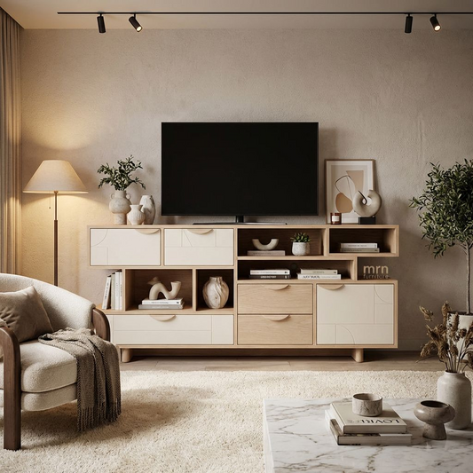 Modern Asymmetrical Sideboard