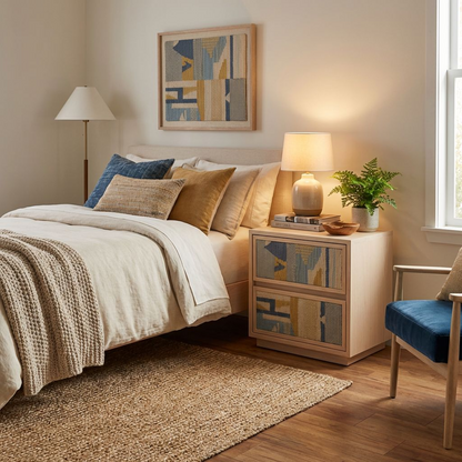 Modern 2-Drawer Nightstand