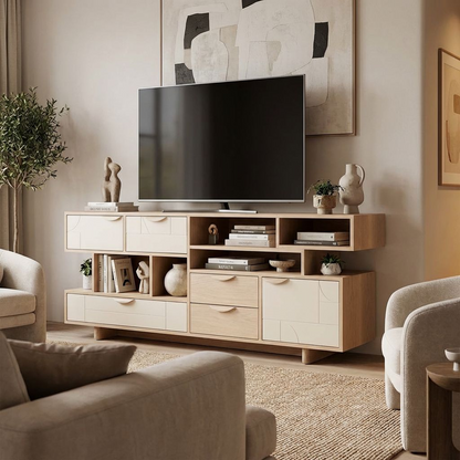 Modern Asymmetrical Sideboard