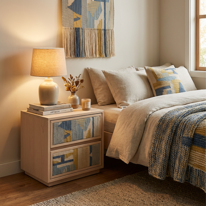 Modern 2-Drawer Nightstand