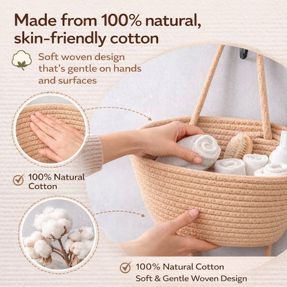 🧺Woven cotton 3-Tier Over the Door Basket. Wall-Mounted Jute Storage Organizer🔥