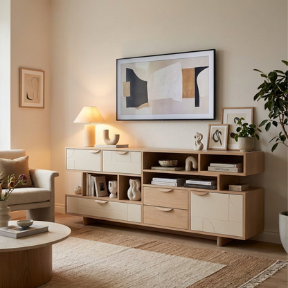 Modern Asymmetrical Sideboard