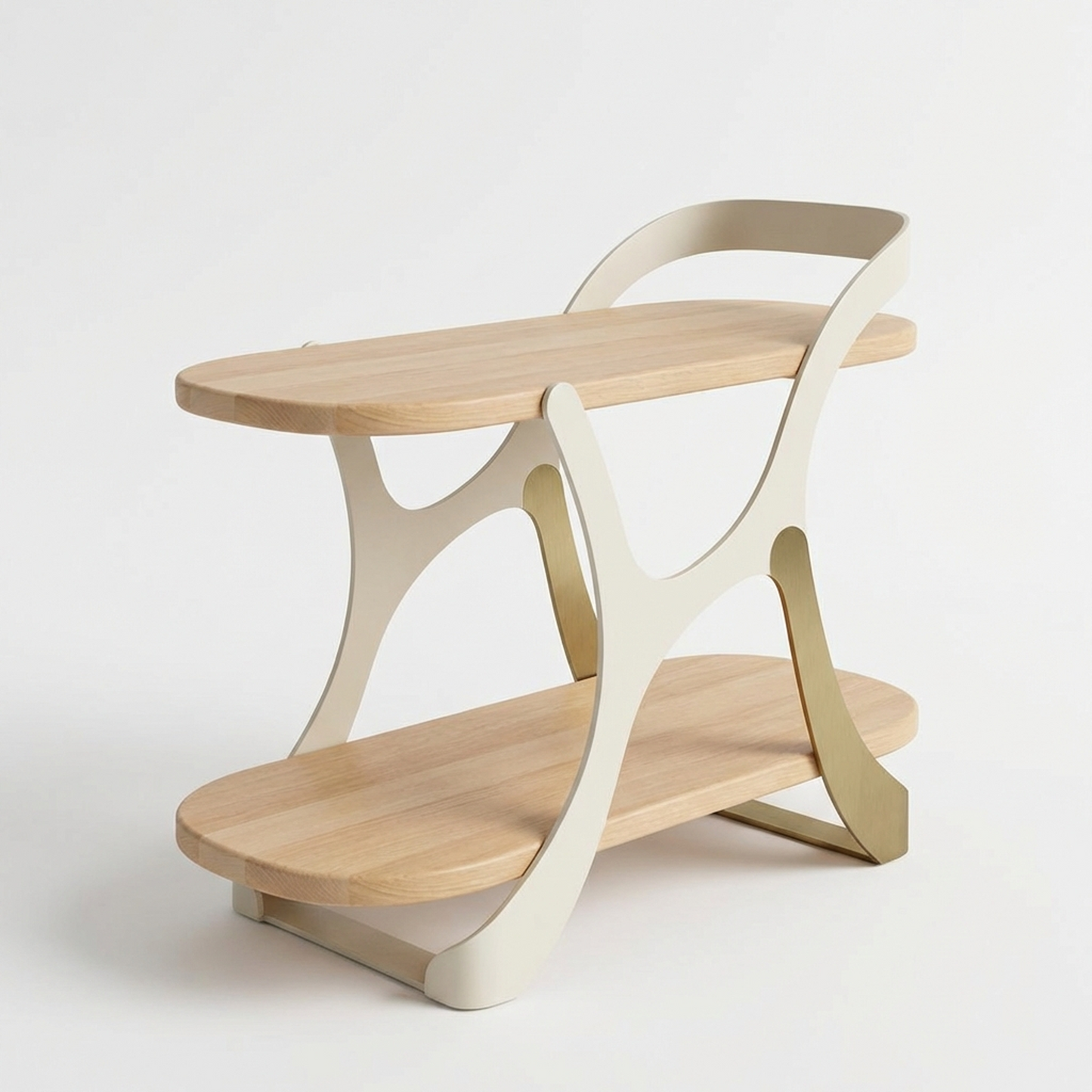 Modern Two-Tier Side Table