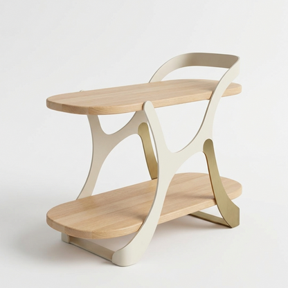 Modern Two-Tier Side Table