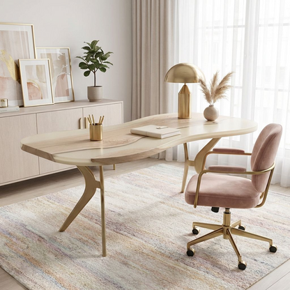 Organic-Shaped Dining Table