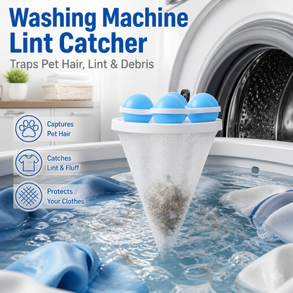 ✨3 Pack Washing Machine Filter Bag - Captures Pet Hair. Prevents Tangles. Reusable 🧼🐾