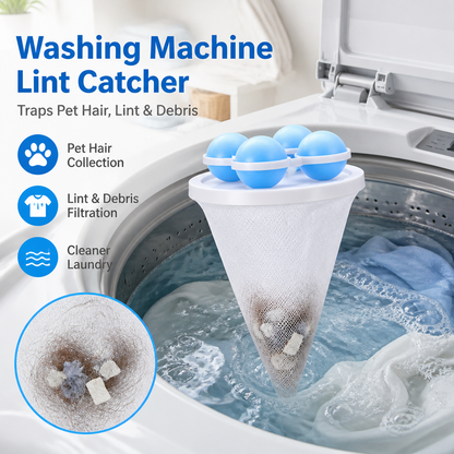 ✨3 Pack Washing Machine Filter Bag - Captures Pet Hair. Prevents Tangles. Reusable 🧼🐾