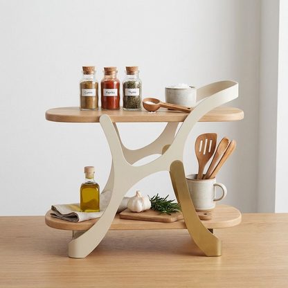 Modern Two-Tier Side Table
