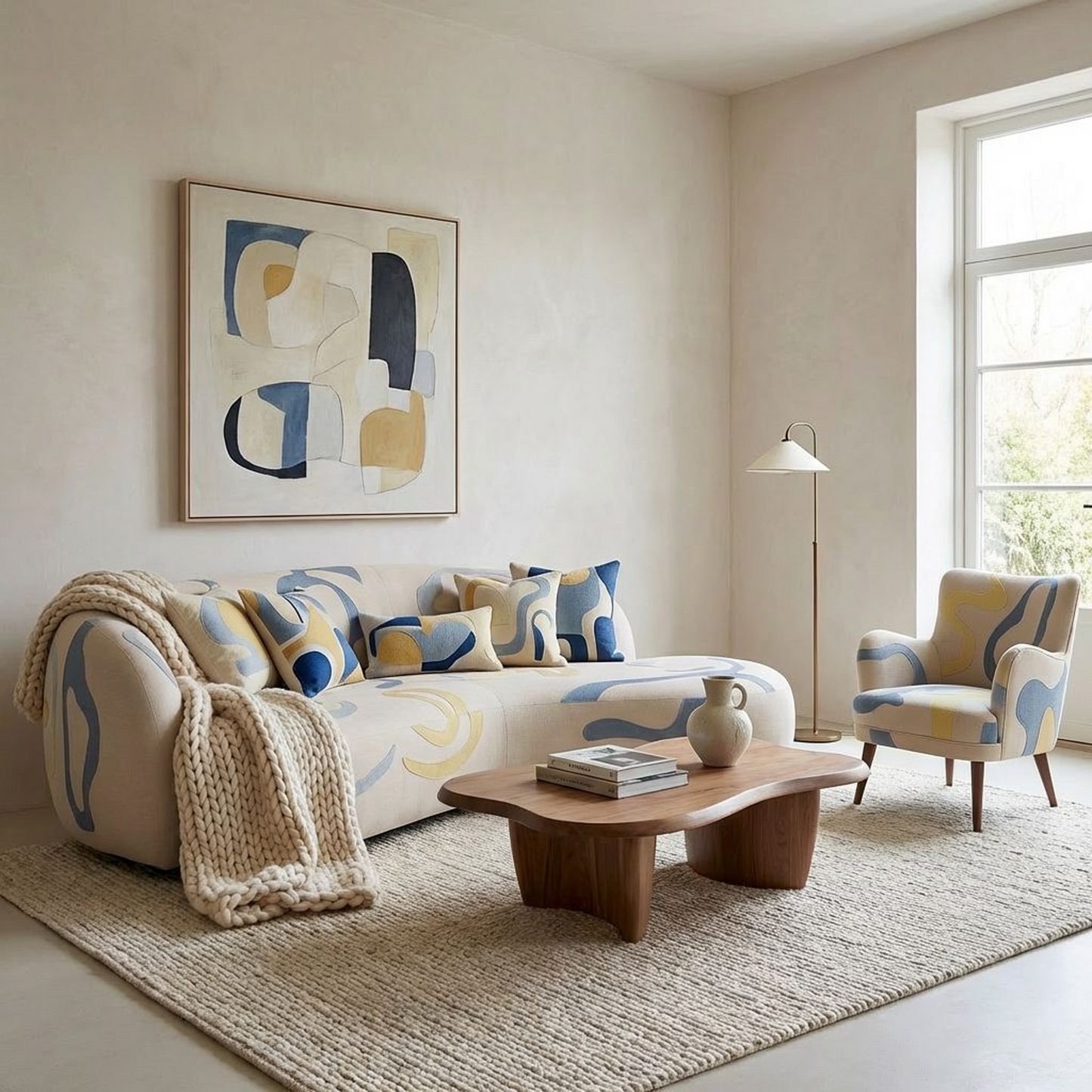 Modern Curved Sofa