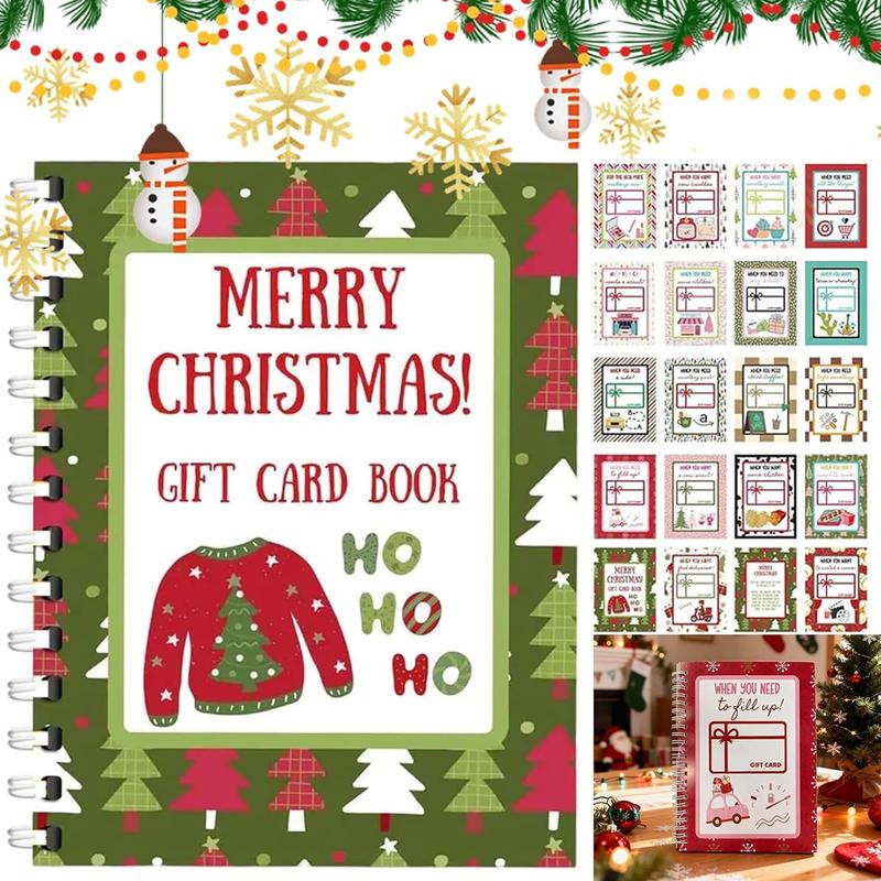 Christmas Gift Card Book