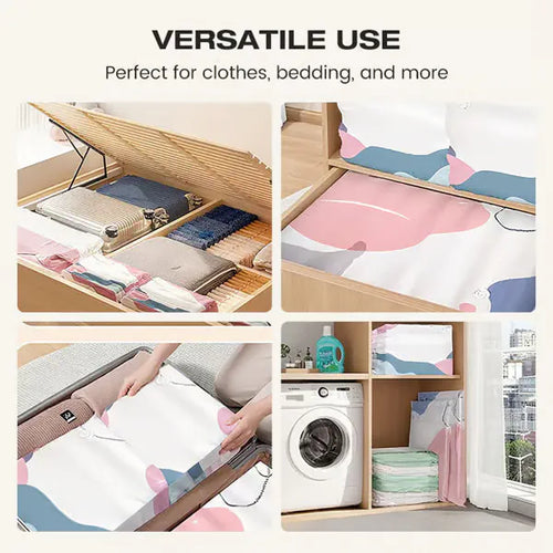 📦 Large-Capacity Vacuum Bags – No Pump Needed! 💨✨