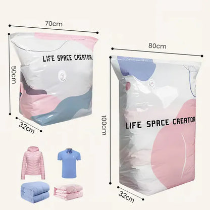 📦 Large-Capacity Vacuum Bags – No Pump Needed! 💨✨