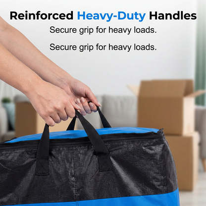 📦 50% OFF NOW! 🧳 Collapsible Storage and Moving Bag – Heavy-duty handles & zippered closure – Folds flat. perfect for moving. travel or closet organization – reusable & easy to clean 🏠