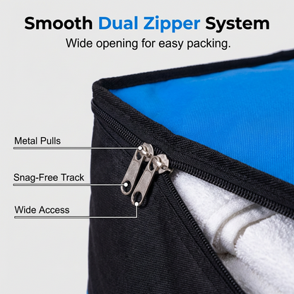📦 50% OFF NOW! 🧳 Collapsible Storage and Moving Bag – Heavy-duty handles & zippered closure – Folds flat. perfect for moving. travel or closet organization – reusable & easy to clean 🏠
